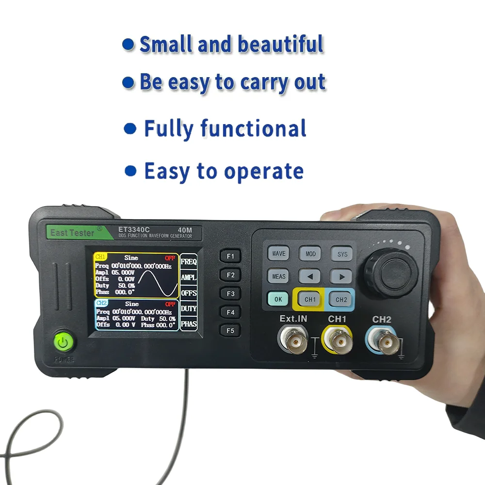 Dual Channel Arbitrary Waveform Function Generator 60Mhz - جهاز اختبار الشرق ET33C 20 ميجا