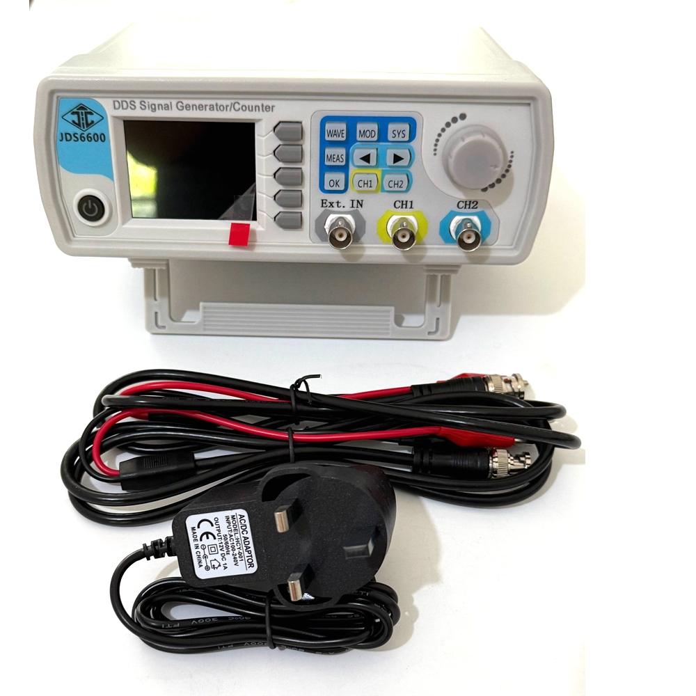 Dual Channel Arbitrary Waveform Function Generator 60Mhz - JDS6600 60 ميجا هرتز DDS وظيفة