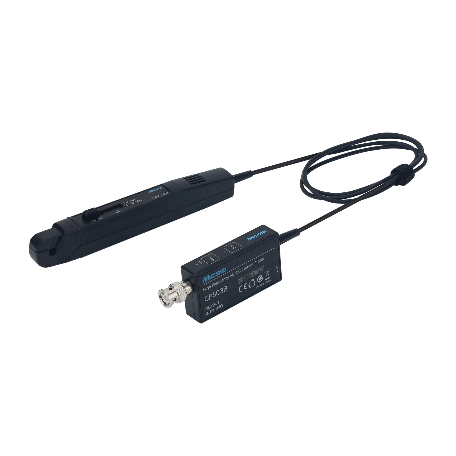 Micsig CP503B 50MHz 5A/30A ثنا - مراجعة Current Probe Ac Dc 50Mhz Oscilloscope وسعره