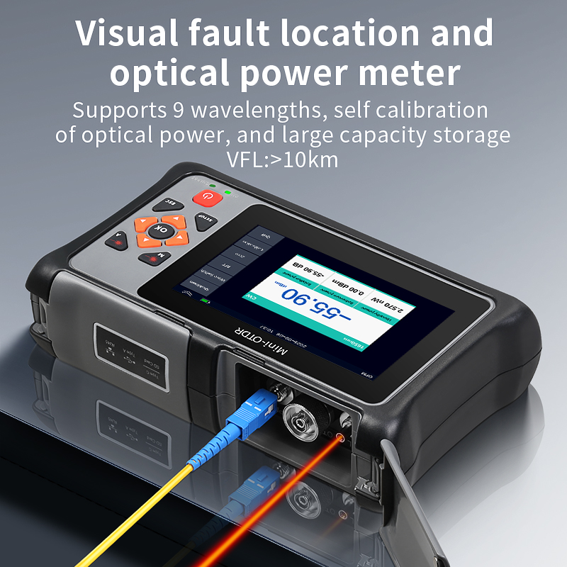 جهاز قياس انعكاس النطاق الزمني - مراجعة Optical Time Domain Reflectometer Otdr 1310 1550Nm وسعره