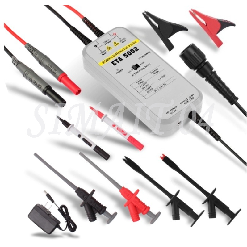 مسبار تفاضلي عالي الجهد للراسم - مراجعة High Voltage Differential Probe 100Mhz 1300V وسعره