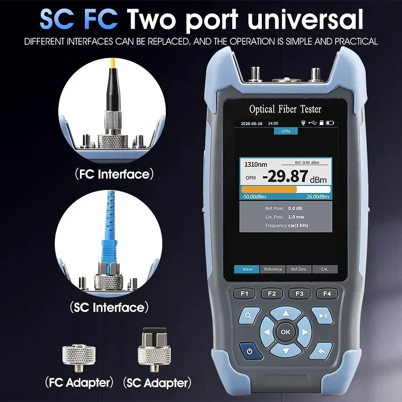 AUA-900A/D مقياس انعكاس المجال - مراجعة Optical Time Domain Reflectometer Otdr 1310 1550Nm وسعره