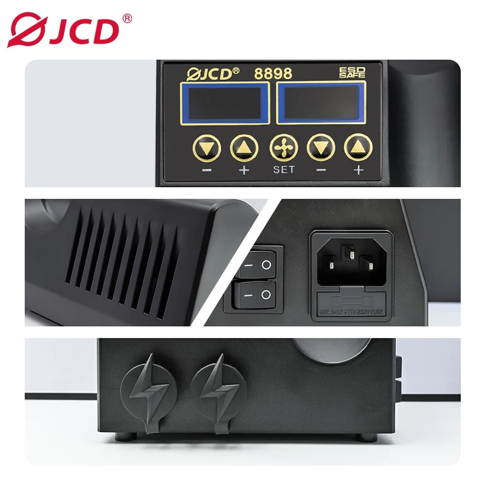 محطة لحام ، 1.2 W ، 2 في 1 ، م - مراجعة Smd Rework Station Hot Air Soldering 2 In 1 وسعره