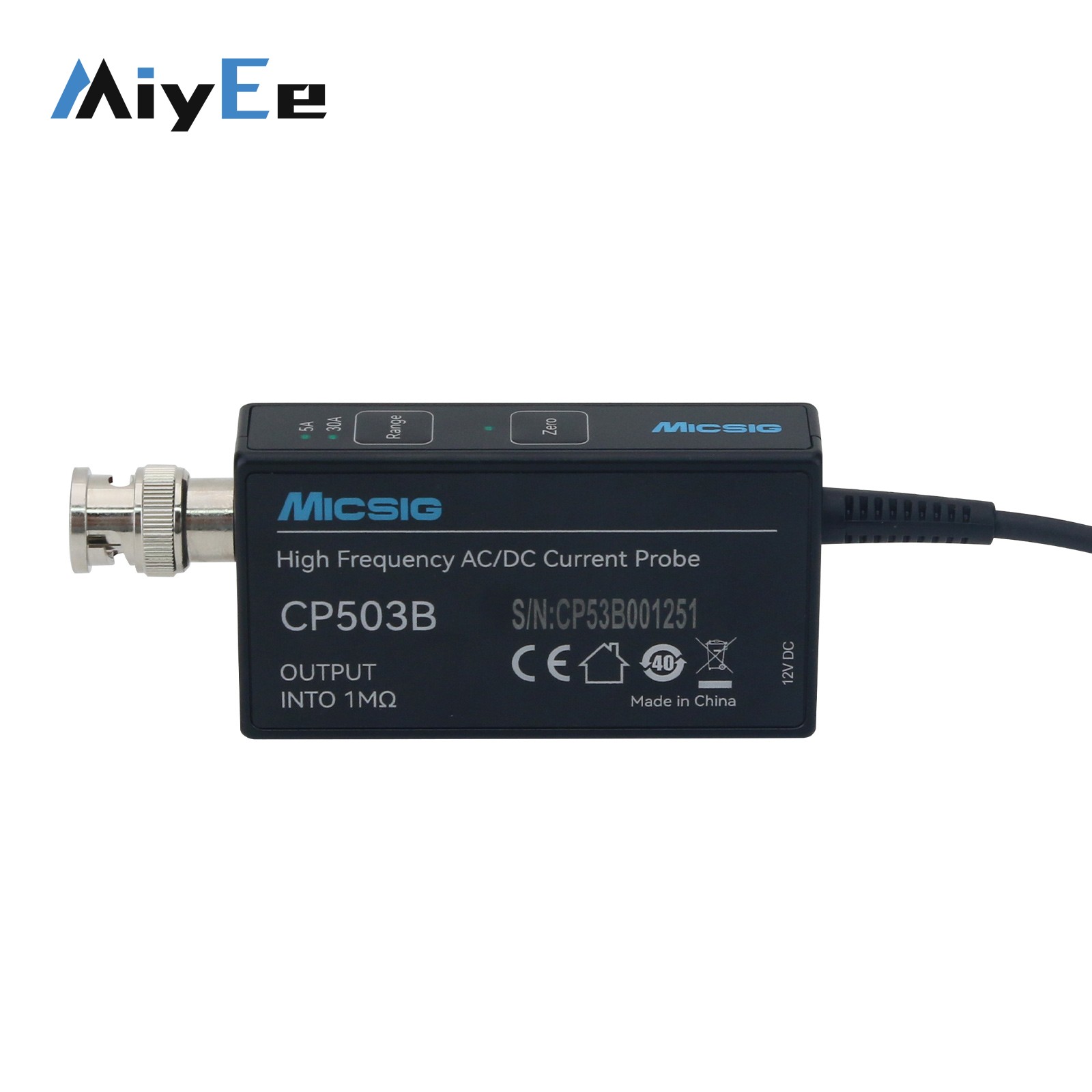 Micsig CP503B 50MHz 5A/30A ثنا - مراجعة Current Probe Ac Dc 50Mhz Oscilloscope وسعره