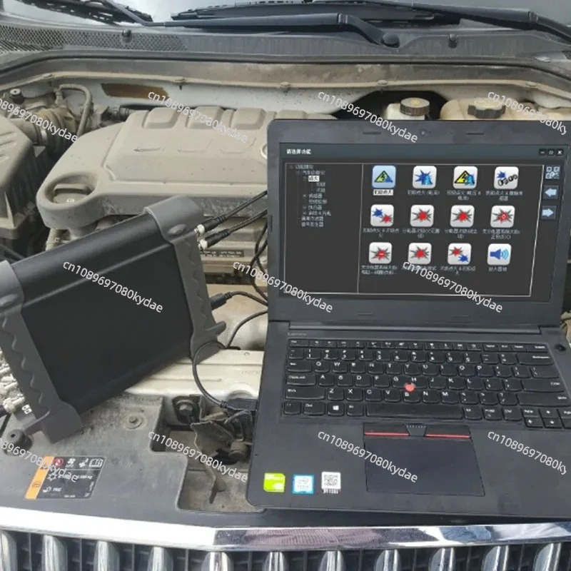 جهاز راسم ذبذبات للسيارات بـ 8 - مراجعة Automotive Diagnostic Oscilloscope 8 Channel وسعره