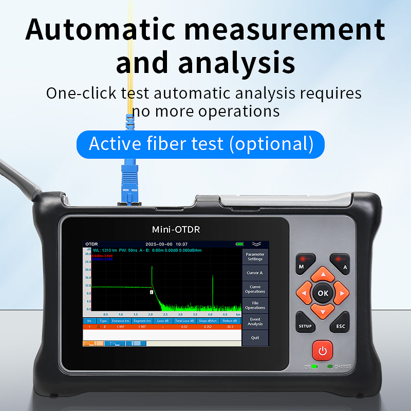 جهاز COMPTYCO KP800 OTDR لقياس - مراجعة Optical Time Domain Reflectometer Otdr 1310 1550Nm وسعره