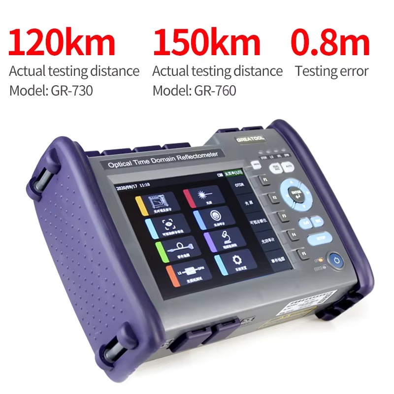 جهاز اختبار الألياف البصرية ال - مراجعة Optical Time Domain Reflectometer Otdr 1310 1550Nm وسعره