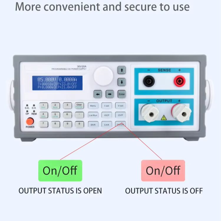 مصدر طاقة تيار مستمر خطي قابل  - مراجعة Programmable Linear Dc Power Supply 30V 10A وسعره