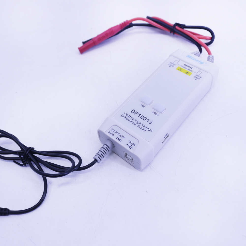 Micsig راسم الذبذبات DP10013 1 - مراجعة High Voltage Differential Probe 100Mhz 1300V وسعره