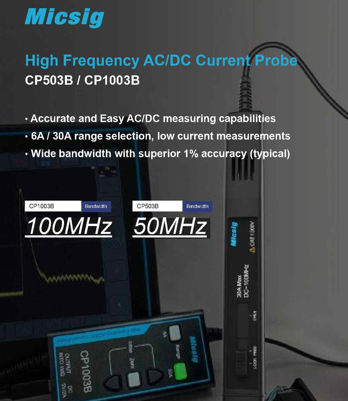عالية التردد التيار المتناوب/ت - مراجعة Current Probe Ac Dc 50Mhz Oscilloscope وسعره