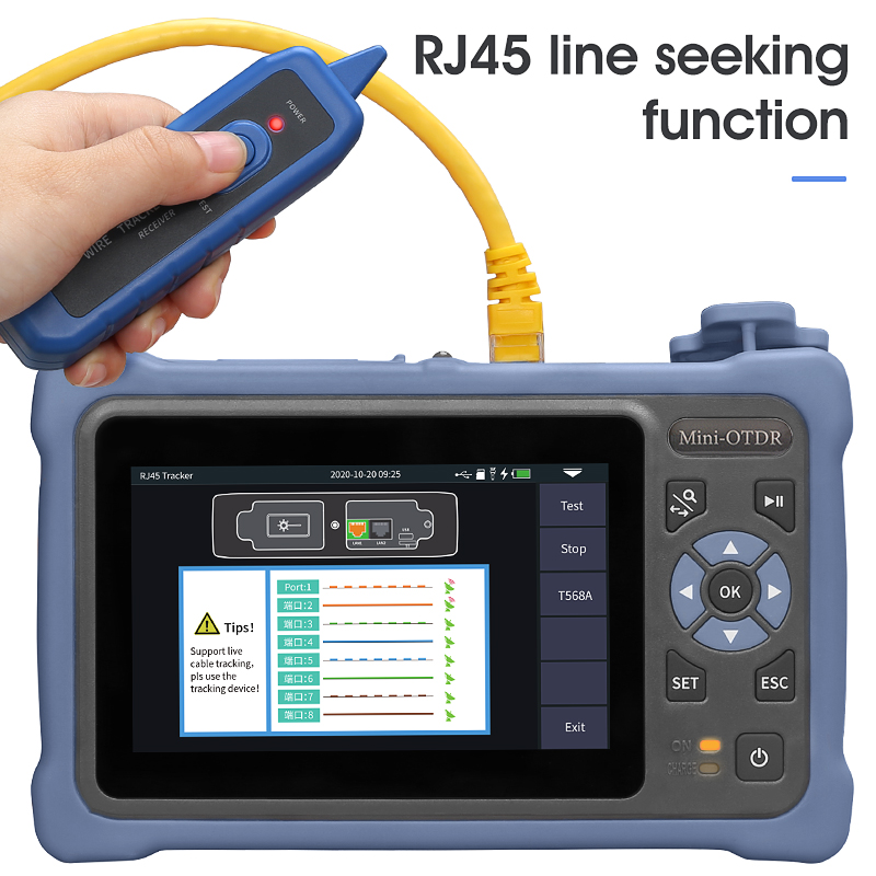 جهاز OTDR صغير 1310/1550 نانوم - مراجعة Optical Time Domain Reflectometer Otdr 1310 1550Nm وسعره