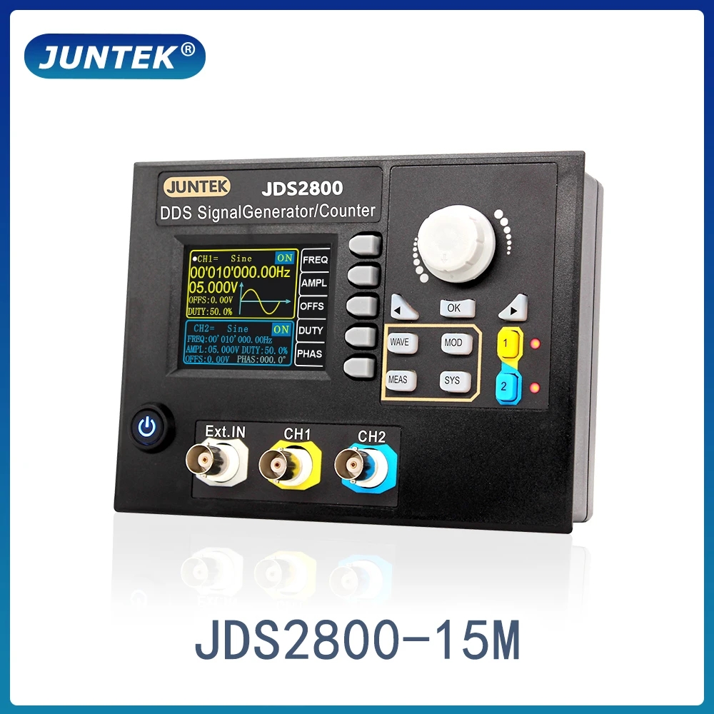 JDS2800-15M 60 ميجا هرتز DDS و - مراجعة Dual Channel Arbitrary Waveform Function Generator 60Mhz وسعره