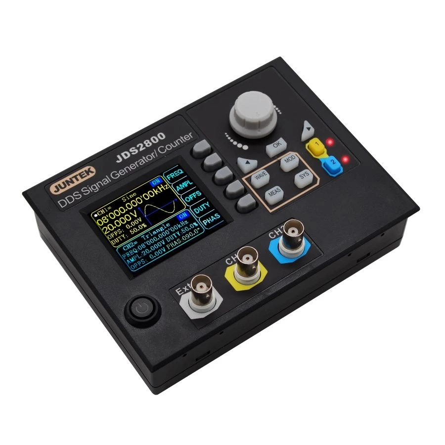 JDS2800-15M 60 ميجا هرتز DDS و - مراجعة Dual Channel Arbitrary Waveform Function Generator 60Mhz وسعره
