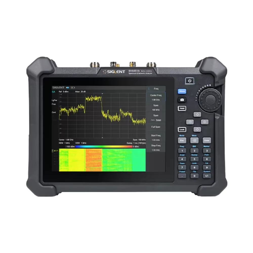 محلل طيفي Siglent SHA851A مع م - مراجعة Spectrum Analyzer Tracking Generator 1.5Ghz وسعره