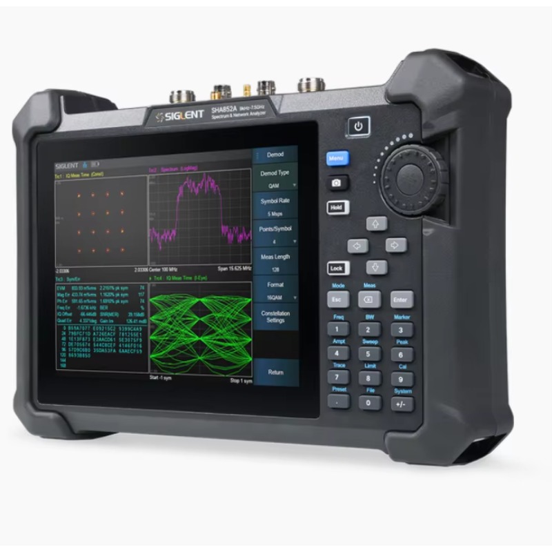 محلل طيفي Siglent SHA851A مع م - مراجعة Spectrum Analyzer Tracking Generator 1.5Ghz وسعره
