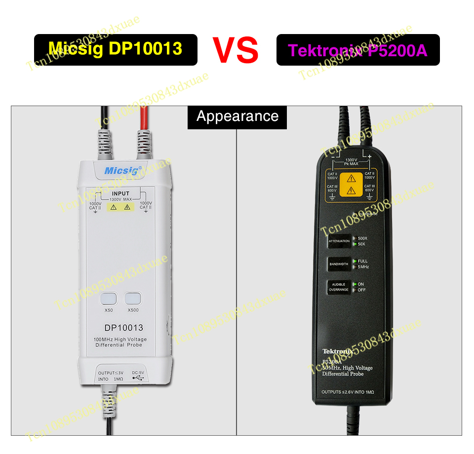 مسبار تفاضلي عالي الجهد 1300 ف - مراجعة High Voltage Differential Probe 100Mhz 1300V وسعره