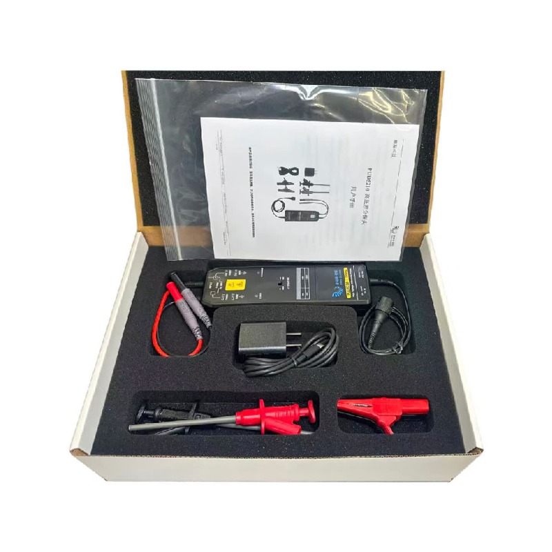 مسبار عزل تفاضلي عالي الجهد PU - مراجعة High Voltage Differential Probe 100Mhz 1300V وسعره
