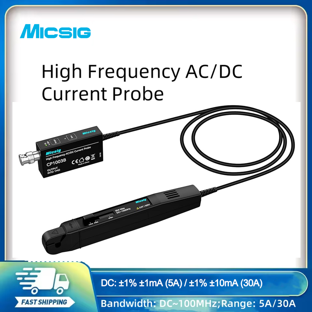 مسبار تيار عالي التردد AC/DC م - مراجعة Current Probe Ac Dc 50Mhz Oscilloscope وسعره