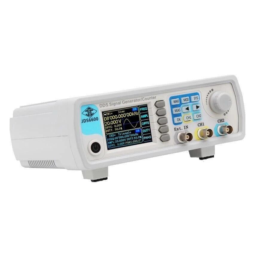 JDS6600 60 ميجا هرتز DDS وظيفة - مراجعة Dual Channel Arbitrary Waveform Function Generator 60Mhz وسعره