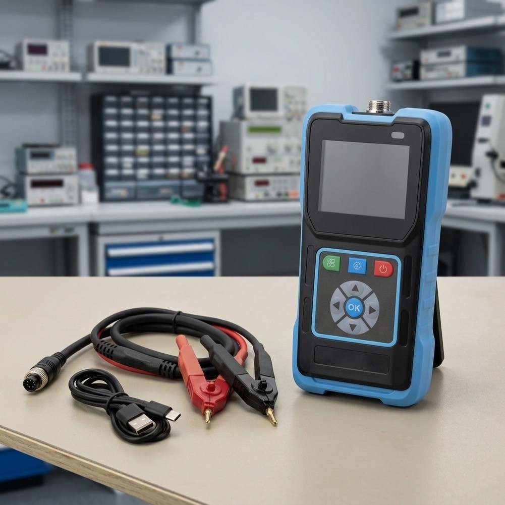 BT02 جهاز اختبار المقاومة الدا - مراجعة Battery Internal Resistance Tester Four Wire وسعره