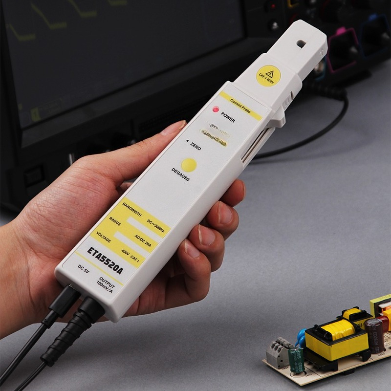 مسبار تيار عالي التردد ETA 554 - مراجعة Current Probe Ac Dc 50Mhz Oscilloscope وسعره