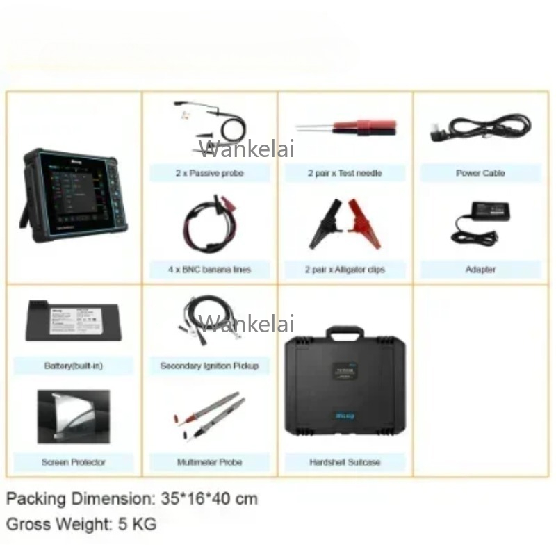 Micsig السيارات اللوحي راسم ال - مراجعة Handheld Tablet Oscilloscope Touchscreen 100Mhz وسعره